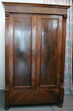 Antikmöbel Jürgen Findeisen - Schrank - Gründerzeit - 1880 - Nußbaum